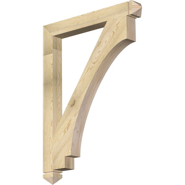 Ekena Millwork Imperial Arts & Crafts Rough Sawn Bracket, Douglas Fir, 4"W x 36"D x 48"H BKT04X36X48IMP03RDF - main